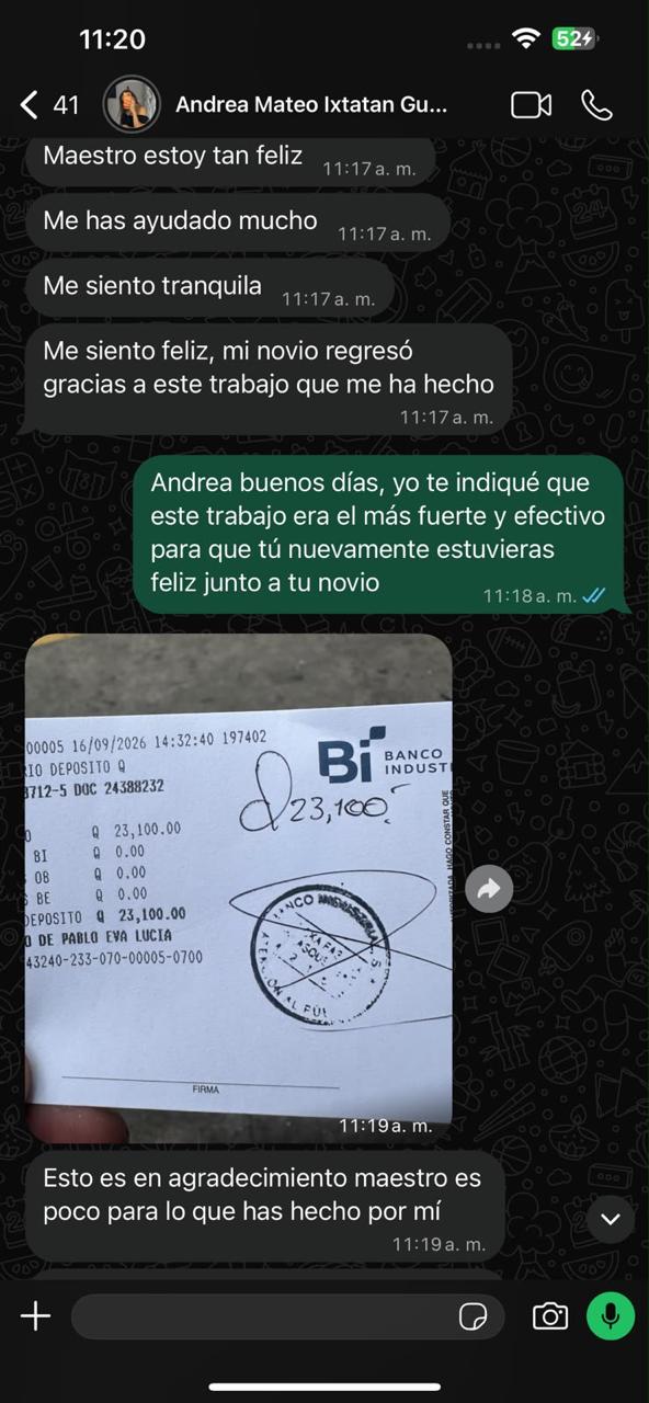 Testimonio compartido por un cliente, imagen 3